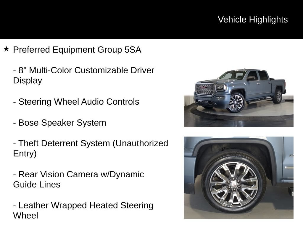 Used 2016 GMC Sierra 1500 Denali w/ Enhanced Driver Alert Package AWD/4WD image 32