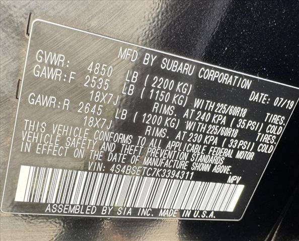 Used 2019 Subaru Outback 3.6R Touring AWD/4WD image 22