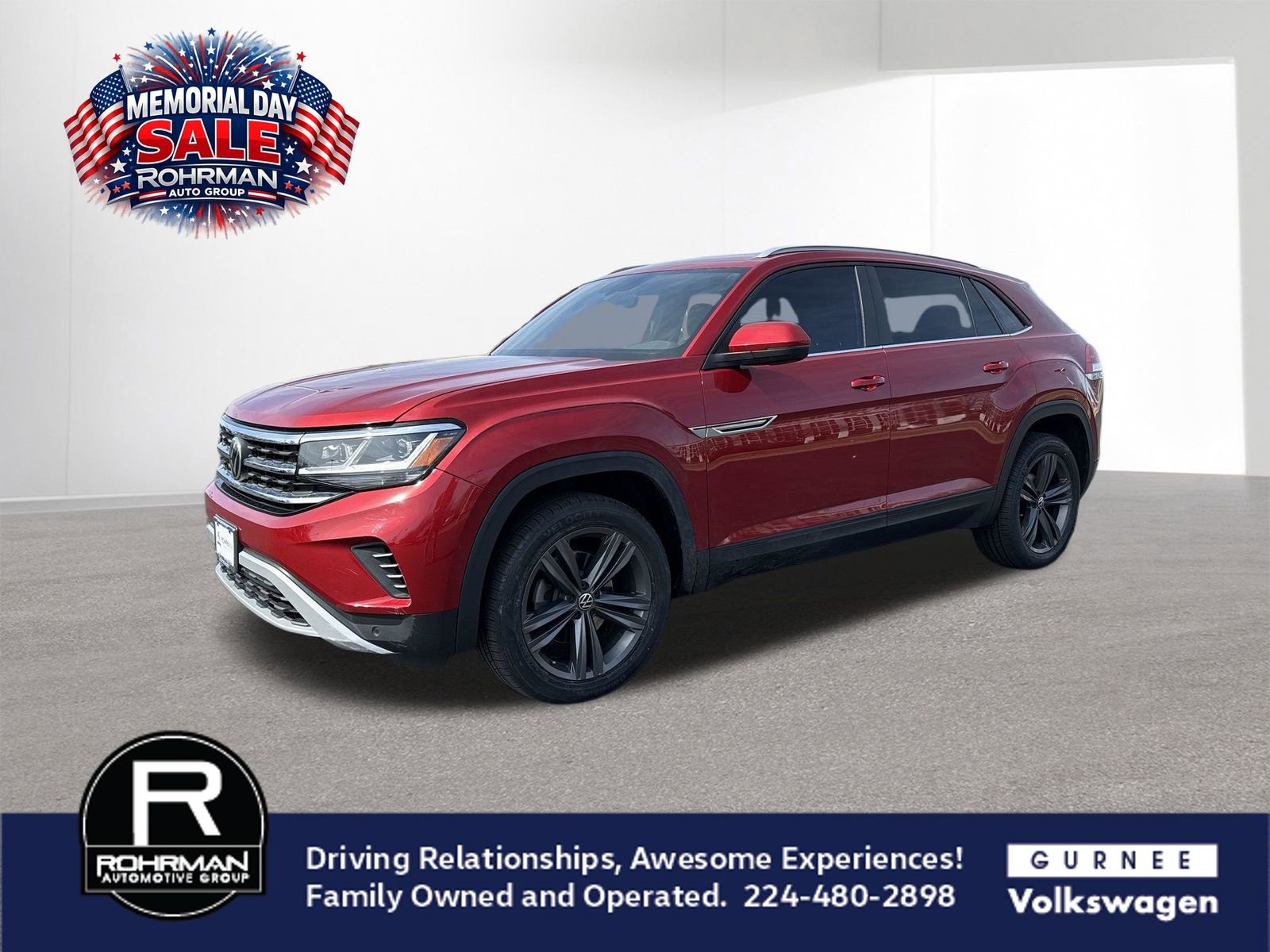 Used 2020 Volkswagen Atlas Cross Sport SE w/ Panoramic Sunroof Package