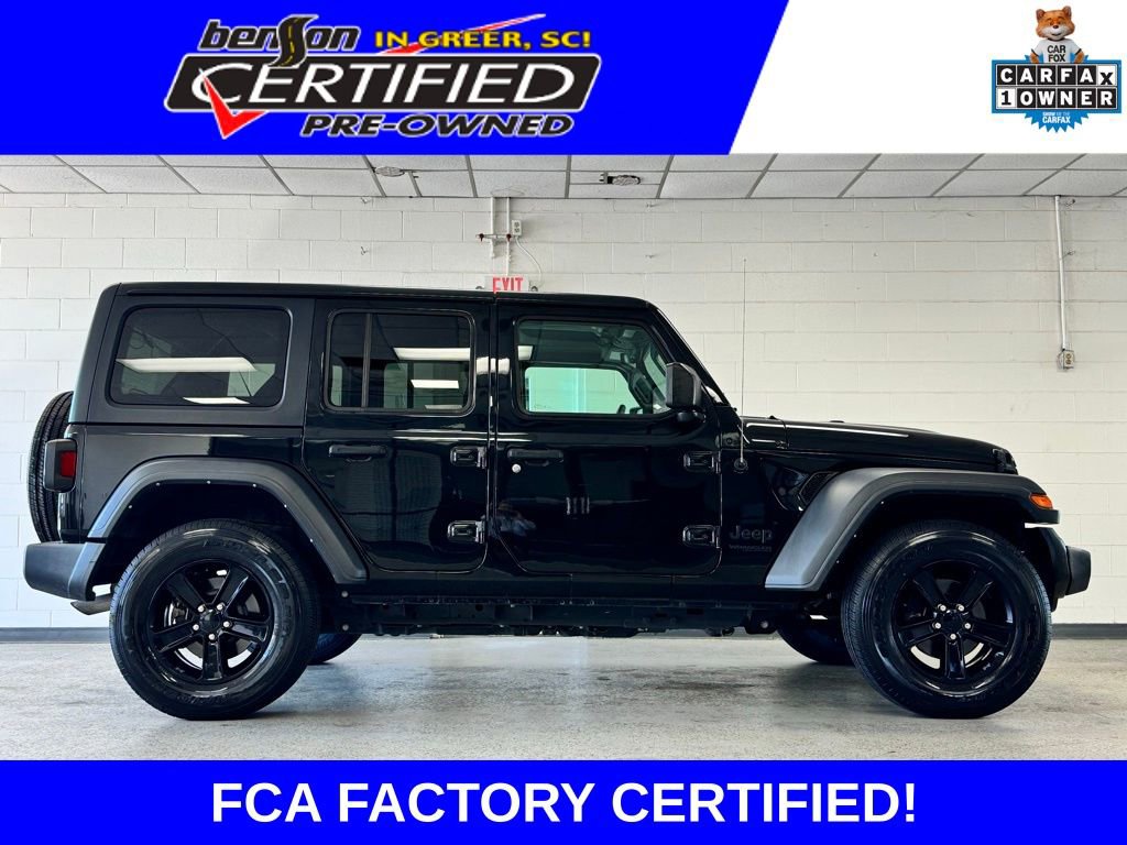 Certified 2022 Jeep Wrangler Unlimited Sport
