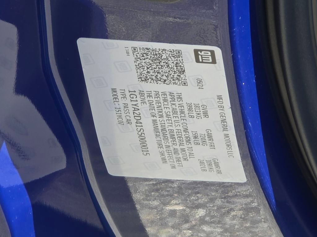 Used 2025 Chevrolet Corvette Stingray Coupe w/ 1LT image 30