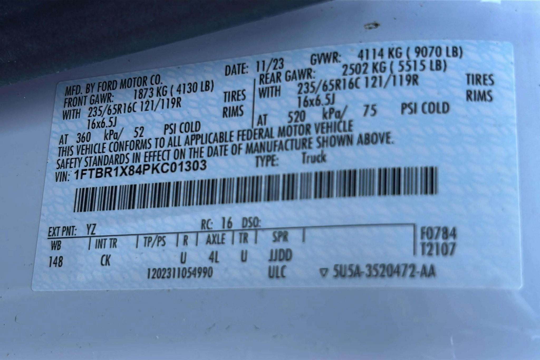 Used 2023 Ford Transit 250 148 High Roof image 42