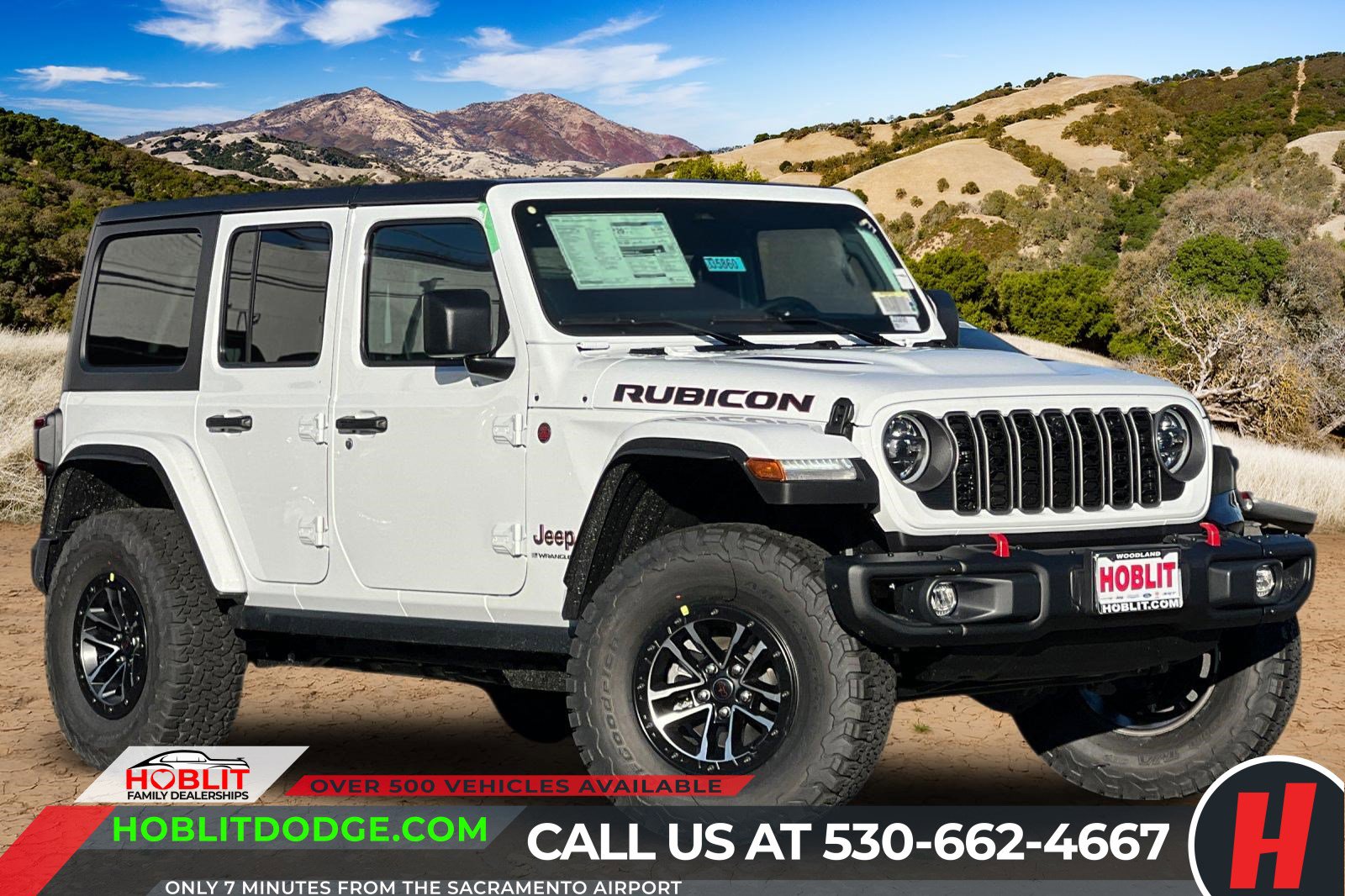 New 2026 Jeep Wrangler Unlimited Rubicon w/ Steel Bumper Group