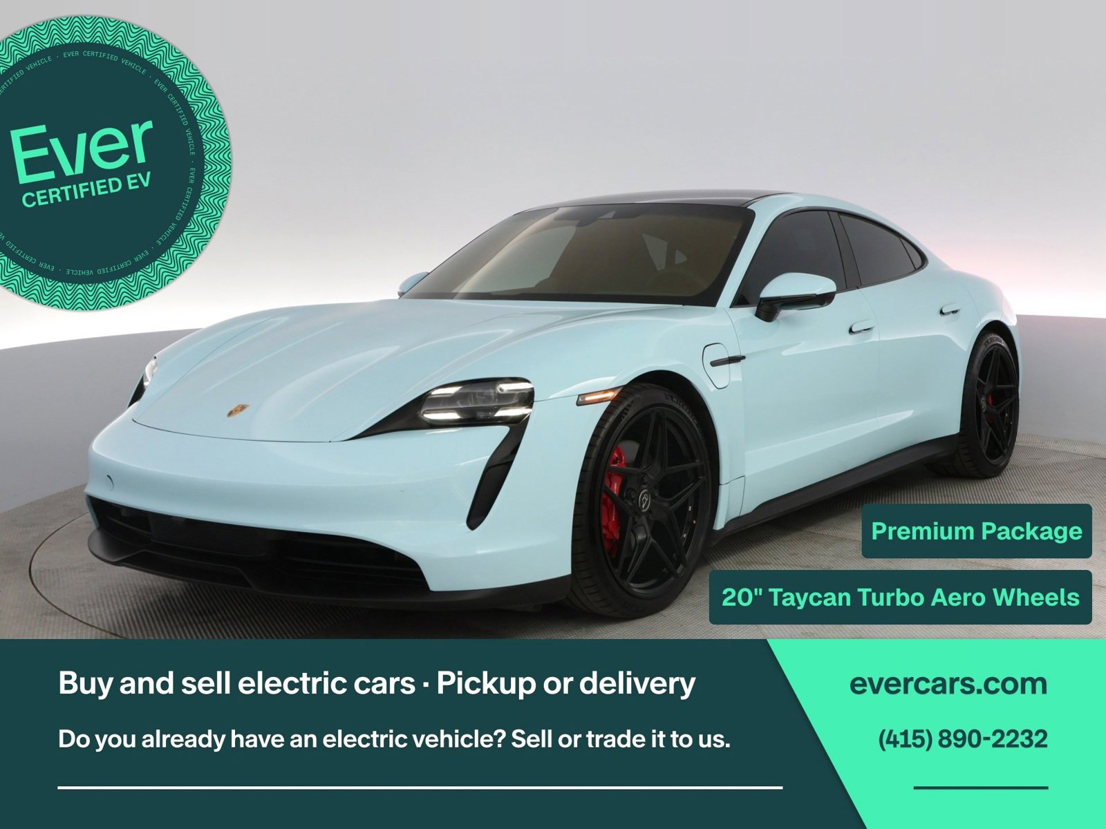 Used 2020 Porsche Taycan 4S image 1