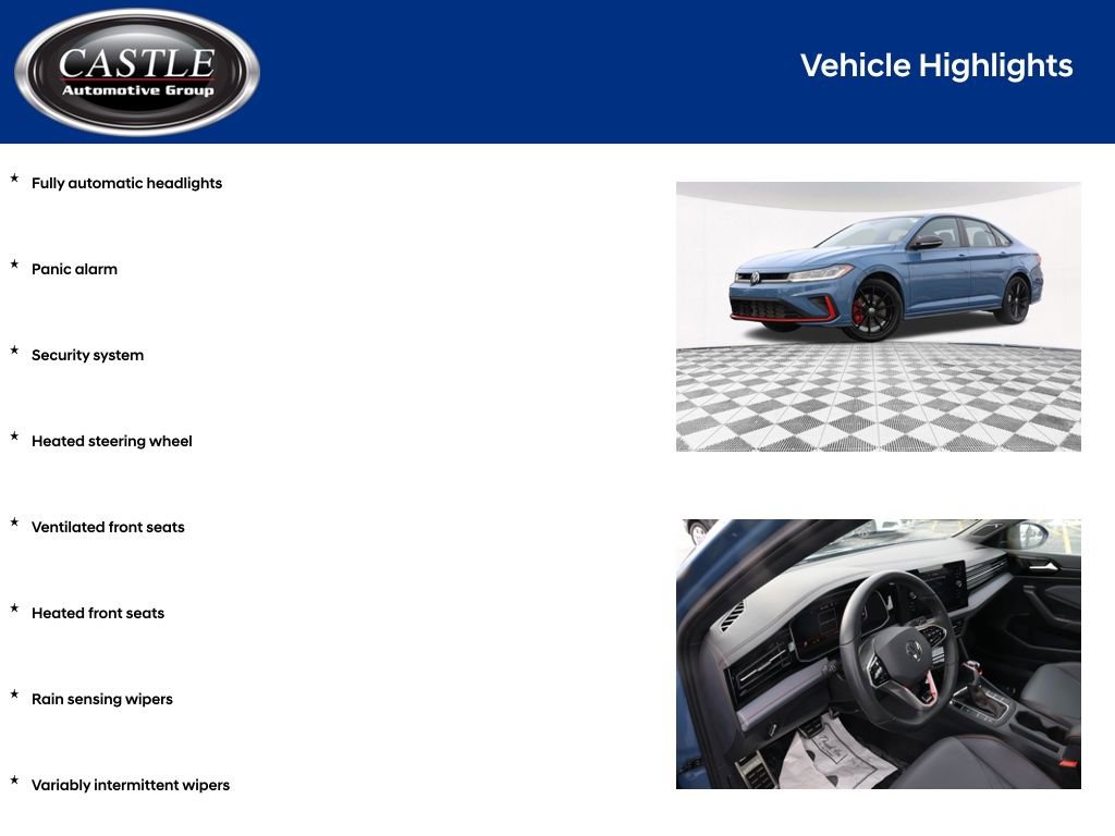 Used 2025 Volkswagen Jetta GLI Autobahn w/ GLI Black Package image 7