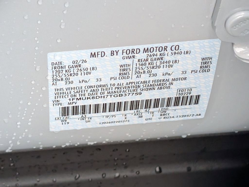 New 2026 Ford Explorer Active w/ Active Comfort Package image 57