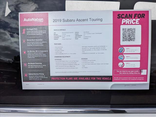 Used 2019 Subaru Ascent Touring w/ Popular Package #3 image 26