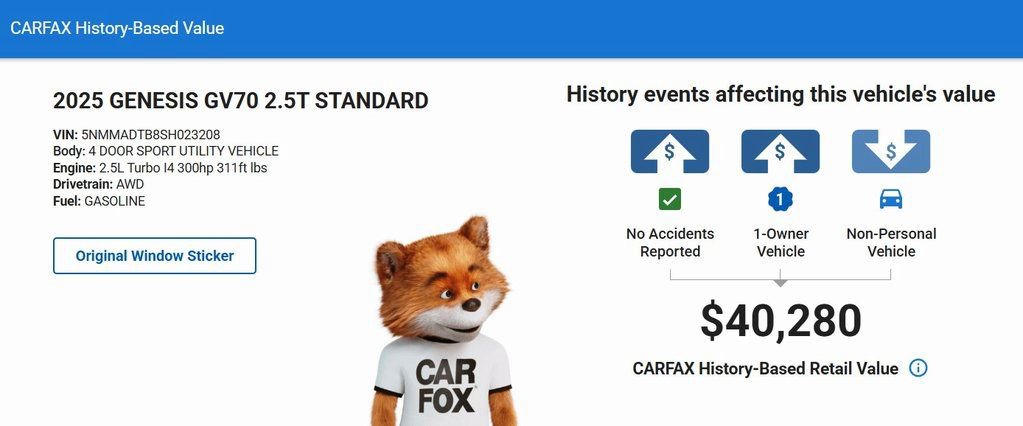 Used 2025 Genesis GV70 2.5T image 32