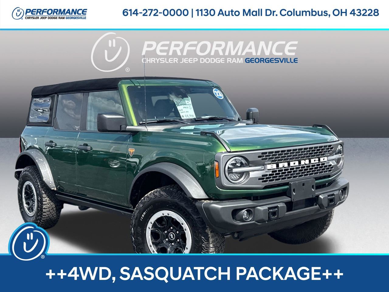 Used 2023 Ford Bronco Badlands w/ Sasquatch Package