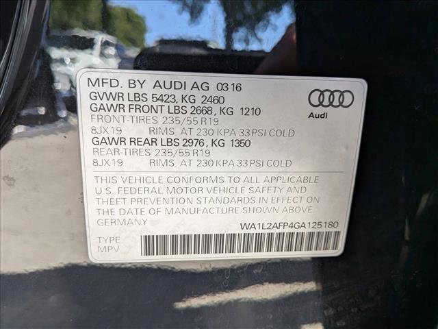 Used 2016 Audi Q5 2.0T Premium Plus w/ Technology Package AWD/4WD image 25