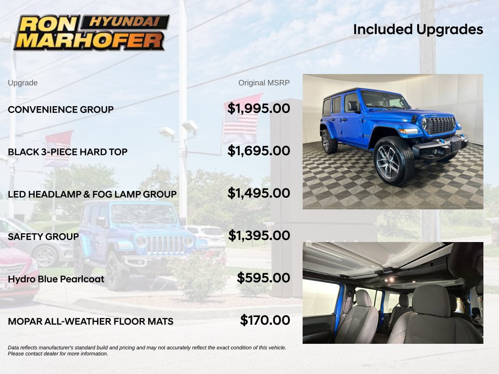 Used 2024 Jeep Wrangler Unlimited w/ Convenience Group AWD/4WD image 6