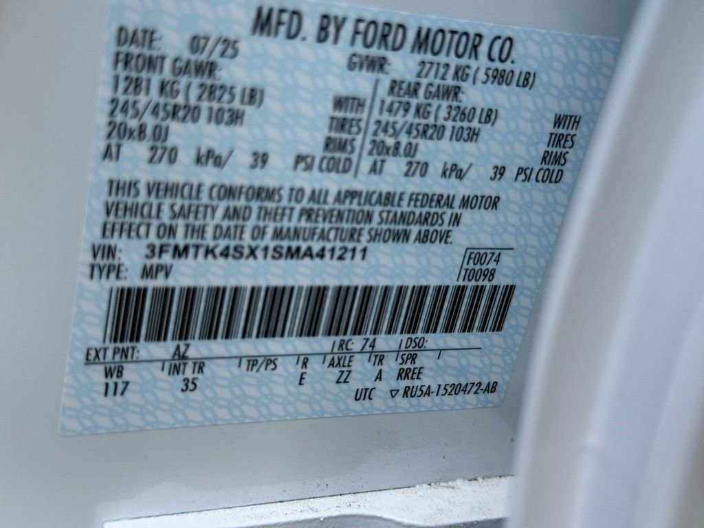 New 2025 Ford Mustang Mach-E GT w/ Interior Protection Package image 49