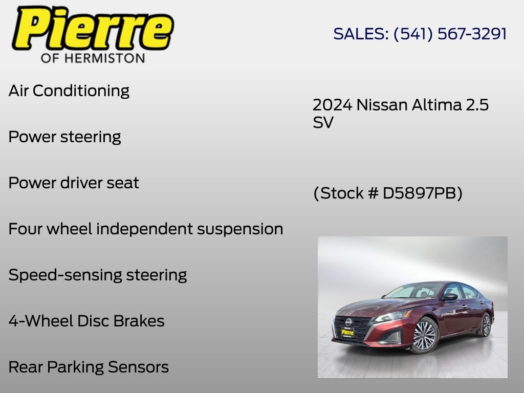 Used 2024 Nissan Altima 2.5 SV FWD image 6