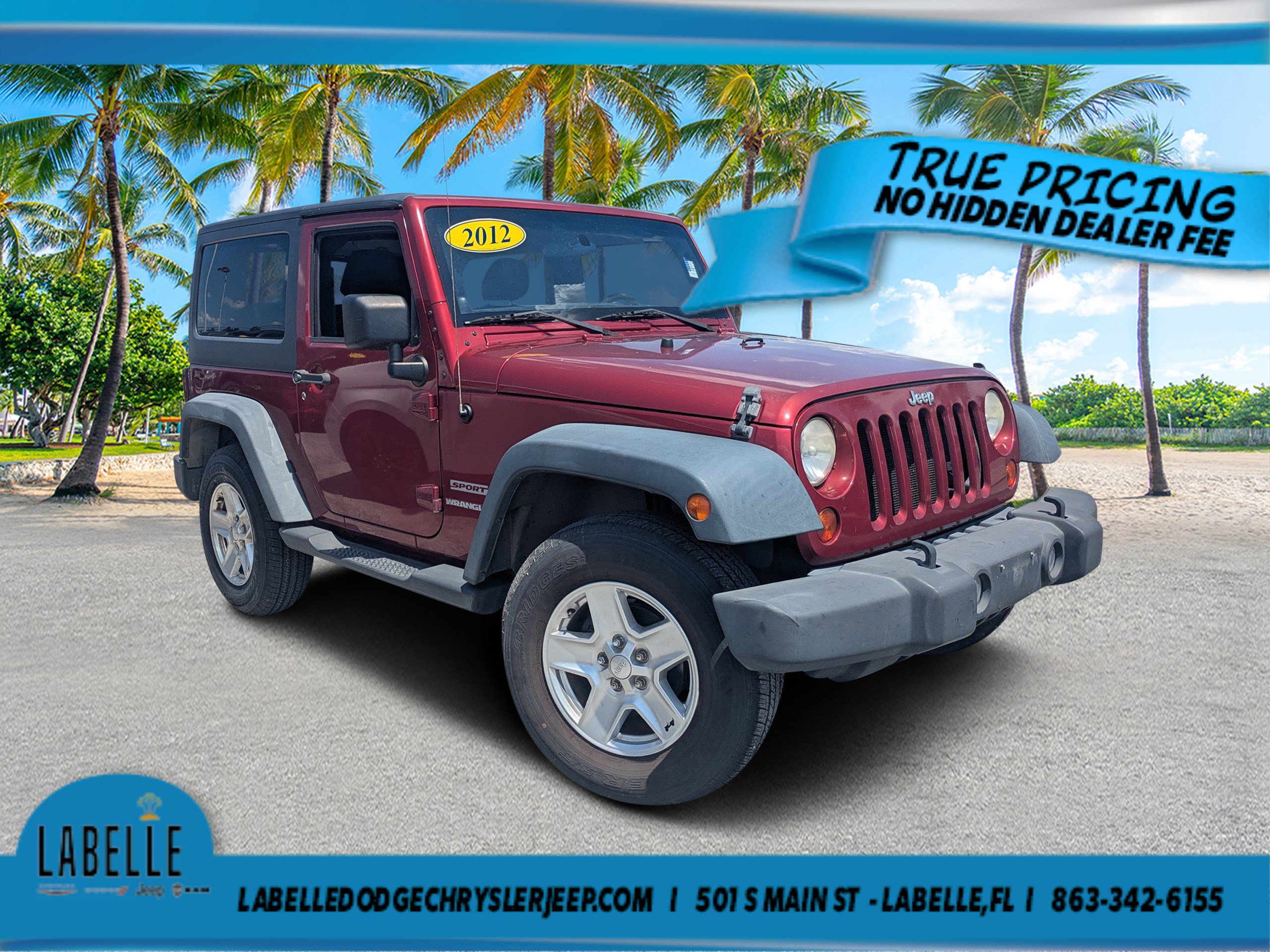 Used 2012 Jeep Wrangler Sport AWD/4WD image 1