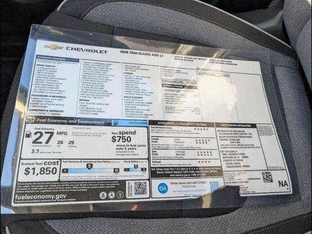 New 2026 Chevrolet TrailBlazer LT w/ Driver Confidence Package image 20