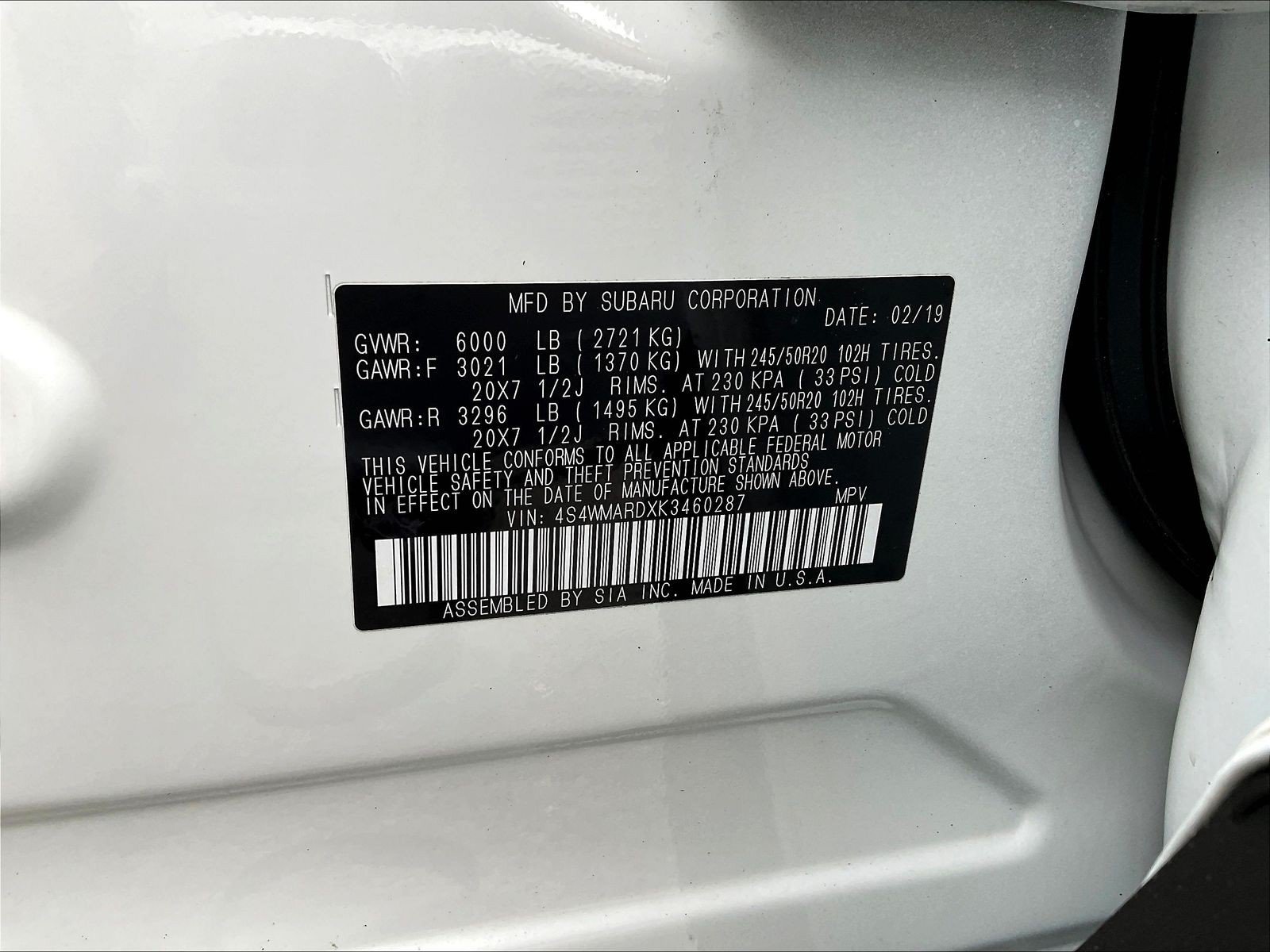 Used 2019 Subaru Ascent Touring AWD/4WD image 18