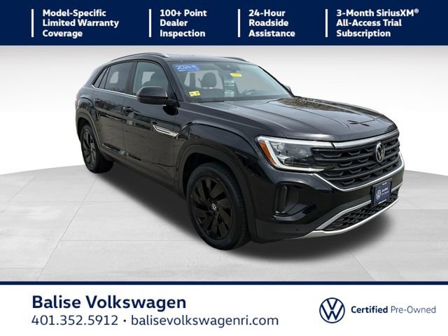 Certified 2024 Volkswagen Atlas Cross Sport SE w/ Panoramic Sunroof Package