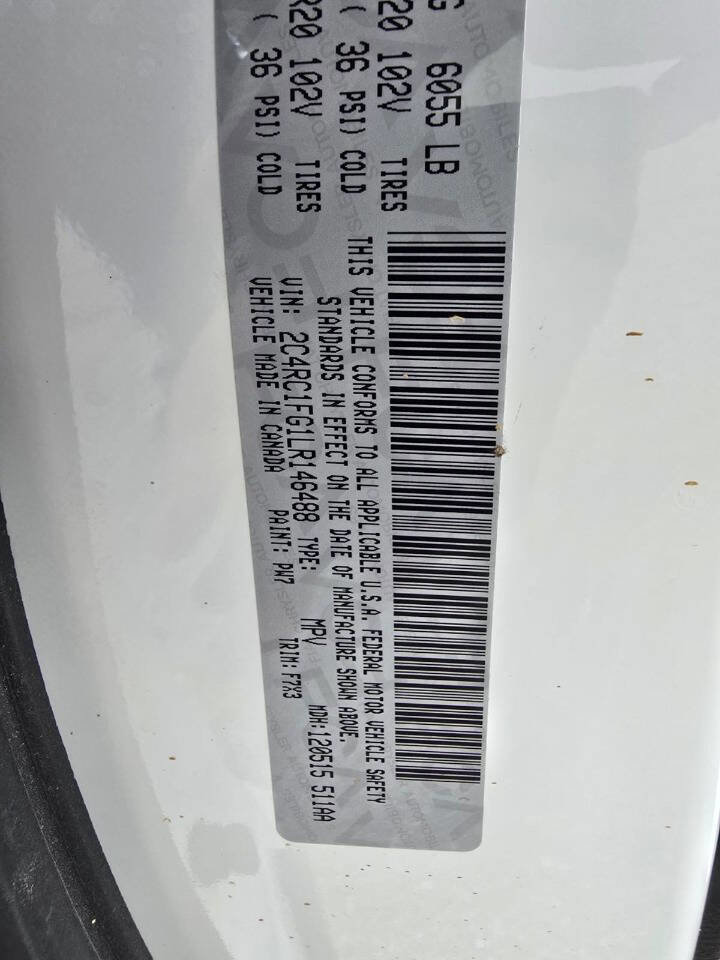 Used 2020 Chrysler Pacifica Touring w/ Advanced Safetytec Group FWD image 80