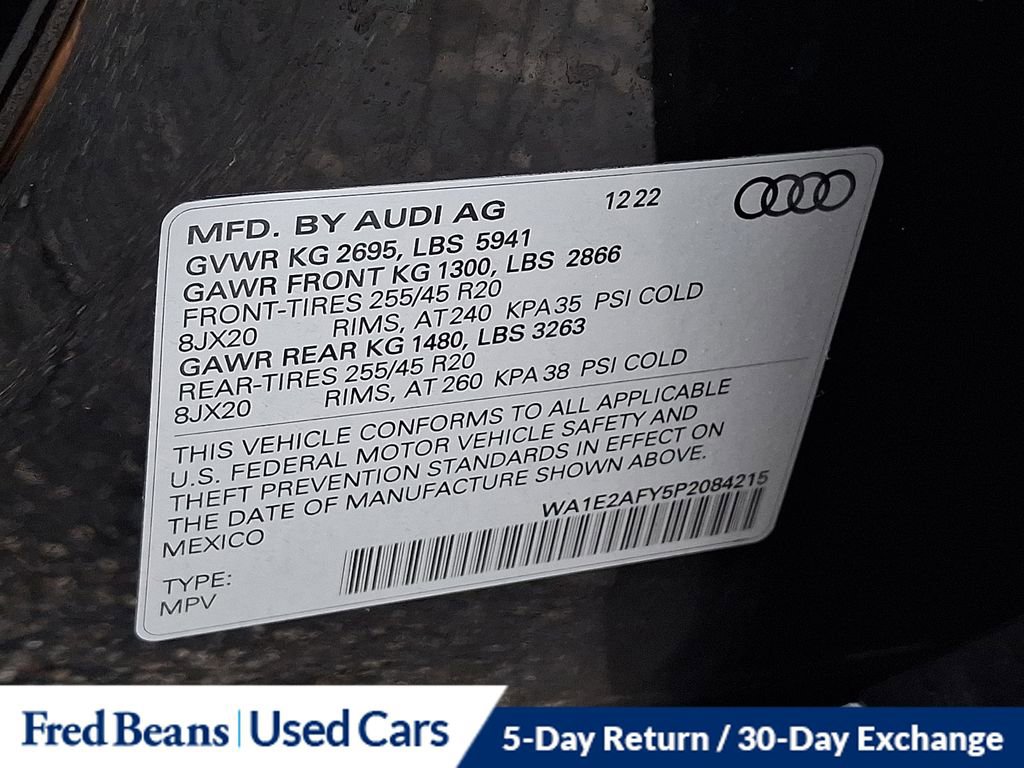 Used 2023 Audi Q5 e Premium Plus w/ Premium Plus Package image 30