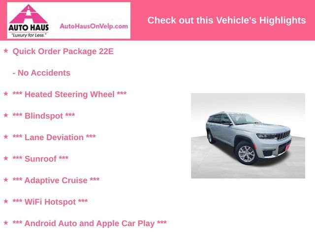 Used 2021 Jeep Grand Cherokee L Limited AWD/4WD image 3
