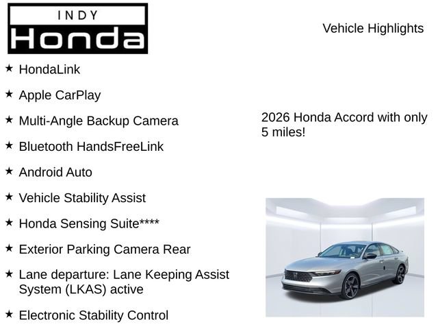 New 2026 Honda Accord SE image 7