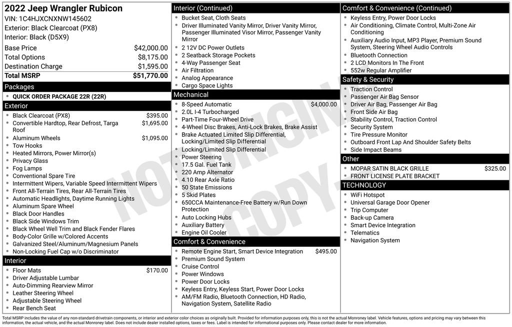 Used 2022 Jeep Wrangler Rubicon image 3