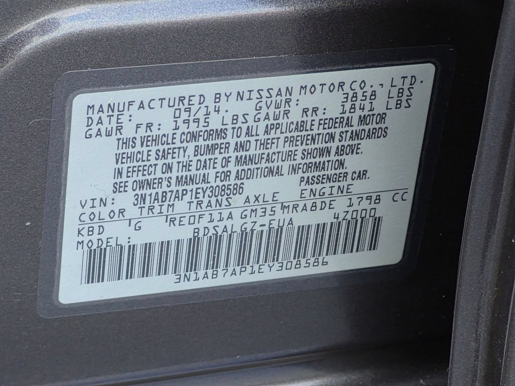 Used 2014 Nissan Sentra SL w/ Premium Package FWD image 31