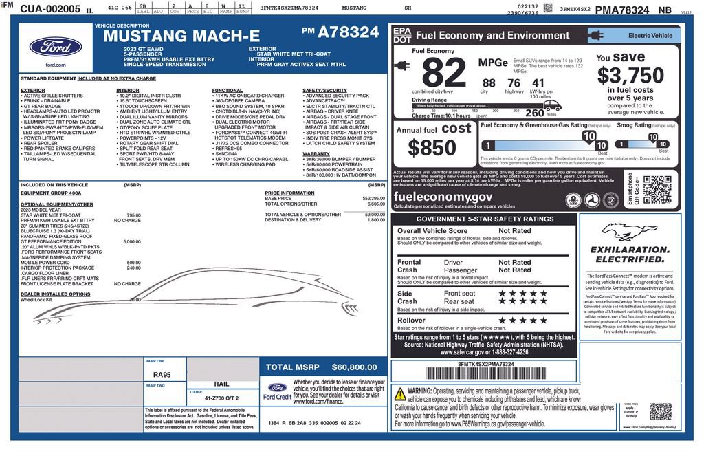 Used 2023 Ford Mustang Mach-E GT w/ GT Performance Edition AWD/4WD image 33