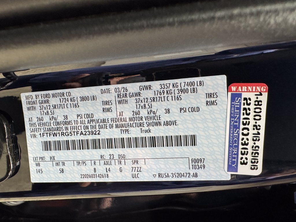 New 2026 Ford F150 Raptor AWD/4WD image 35