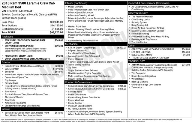 Used 2018 RAM 3500 Laramie image 2