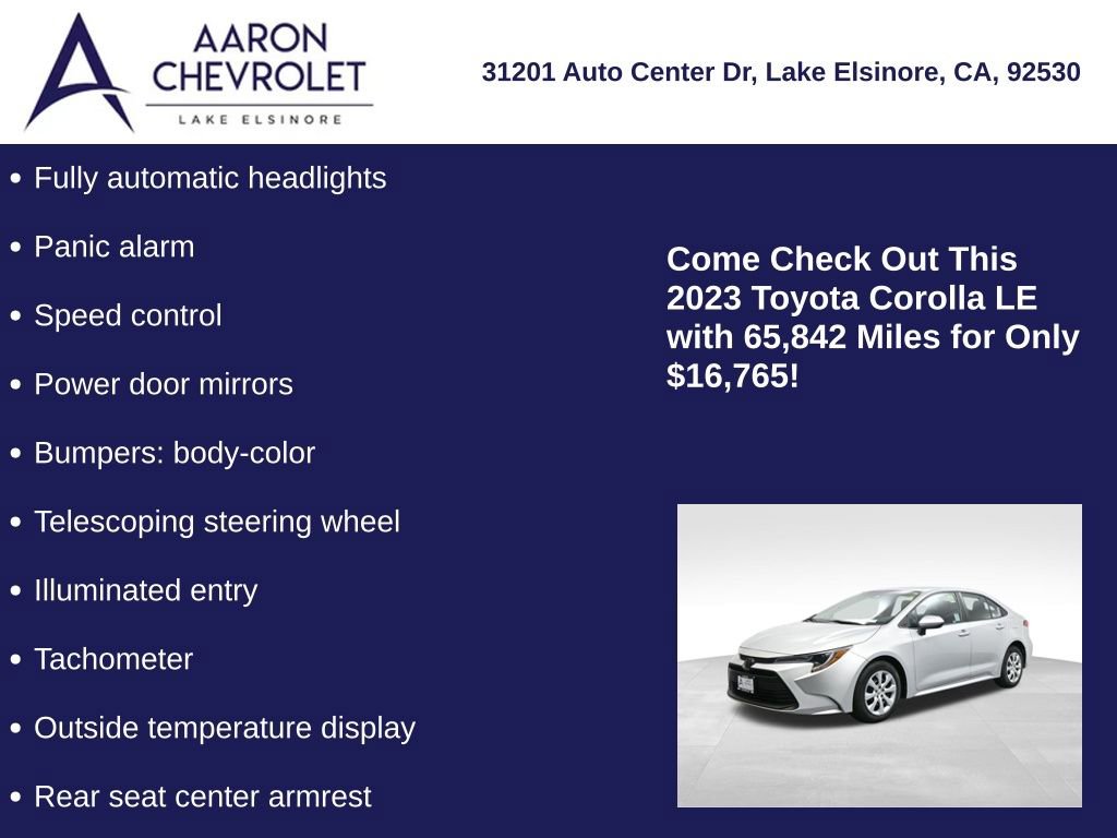 Used 2023 Toyota Corolla LE image 20