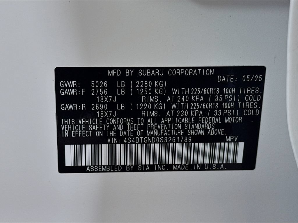 Certified 2025 Subaru Outback Limited XT AWD/4WD image 43