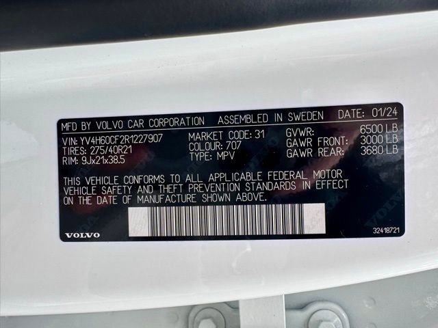 Used 2024 Volvo XC90 T8 Ultimate image 12