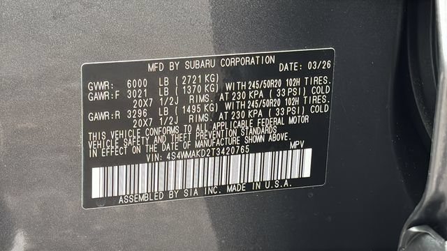 New 2026 Subaru Ascent Touring AWD/4WD image 28