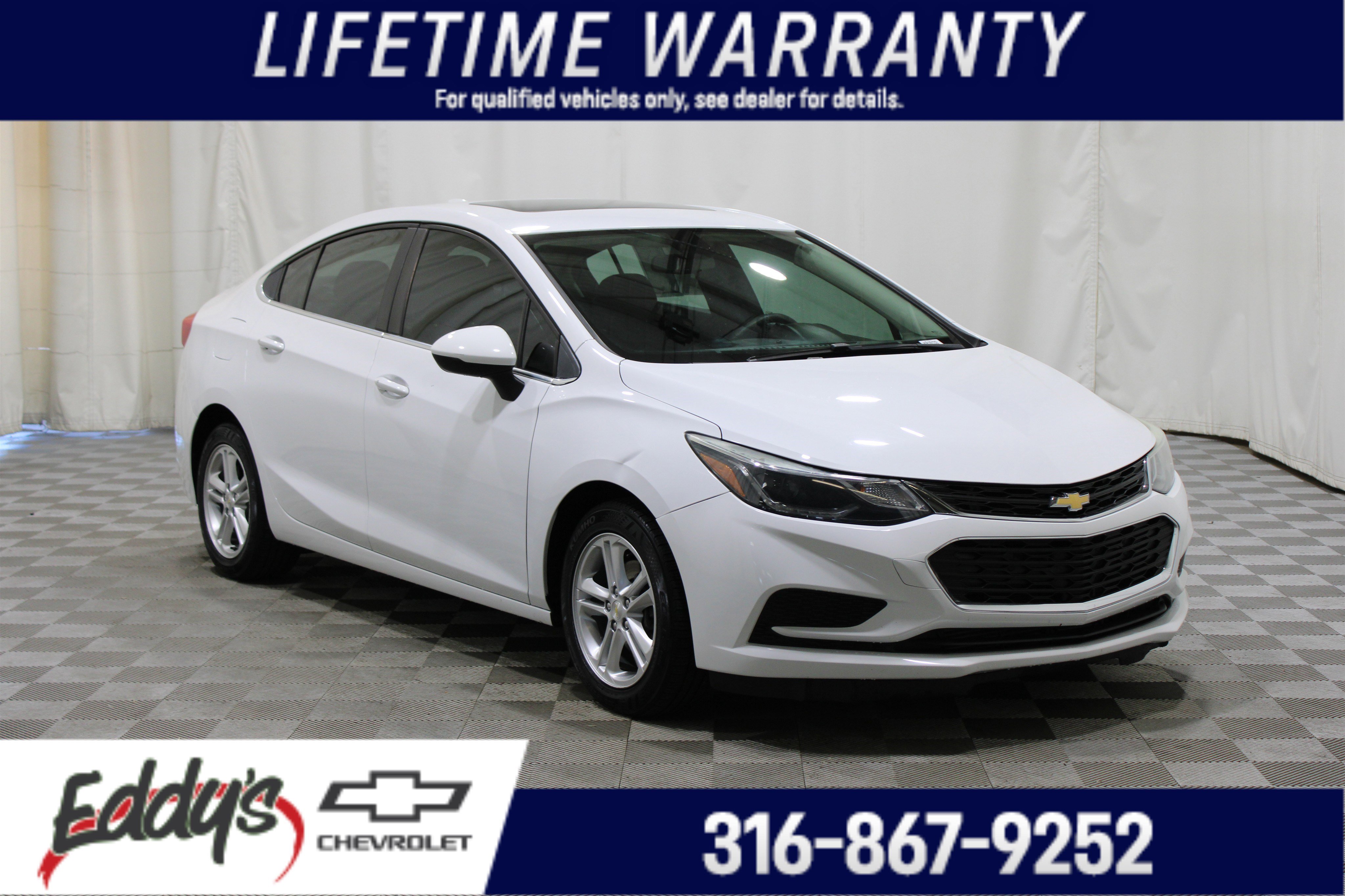 Used 2018 Chevrolet Cruze LT w/ Sun And Sound Package