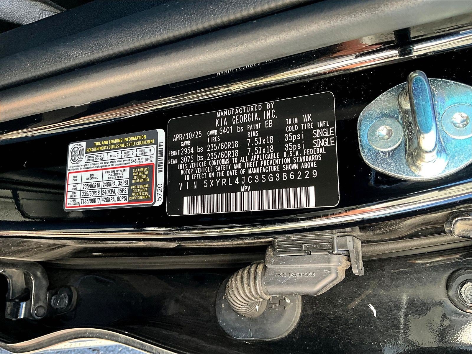 Used 2025 Kia Sorento S w/ Panoramic Sunroof Package FWD image 18