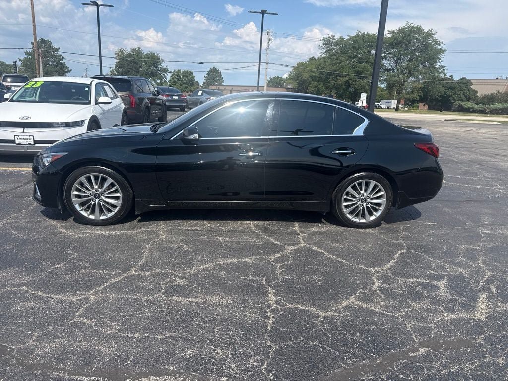 Used 2021 INFINITI Q50 Luxe w/ Cargo Package AWD/4WD image 3
