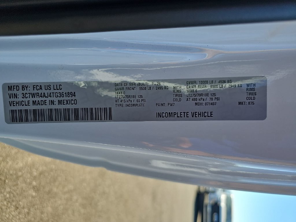 New 2026 RAM 2500 Tradesman RWD image 41