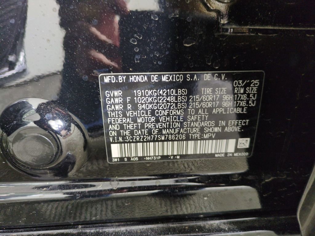 Certified 2025 Honda HR-V EX-L image 33