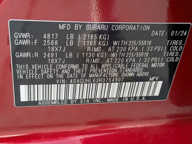 Certified 2024 Subaru Crosstrek 2.5i Limited w/ Popular Package #4A image 24