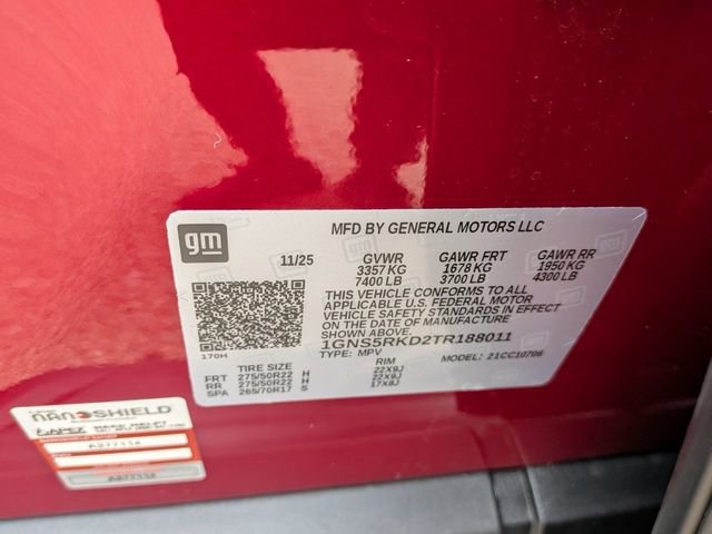 New 2026 Chevrolet Tahoe RST w/ Comfort Package image 40