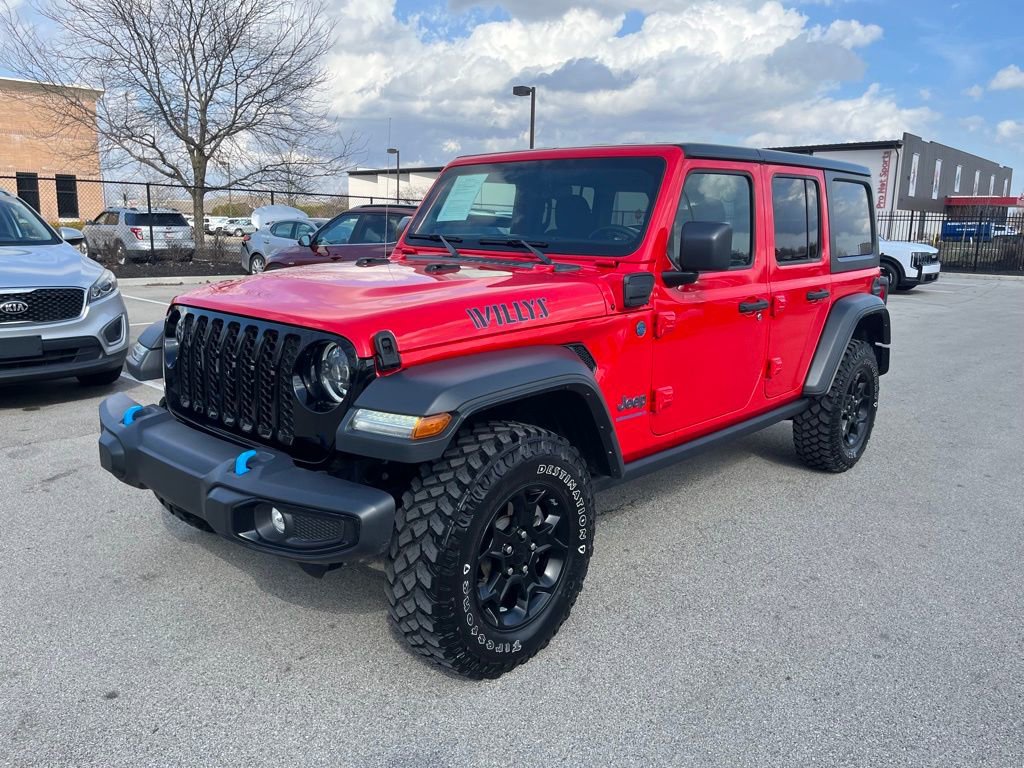 Used 2023 Jeep Wrangler Willys 4xe w/ Cold Weather Group image 3