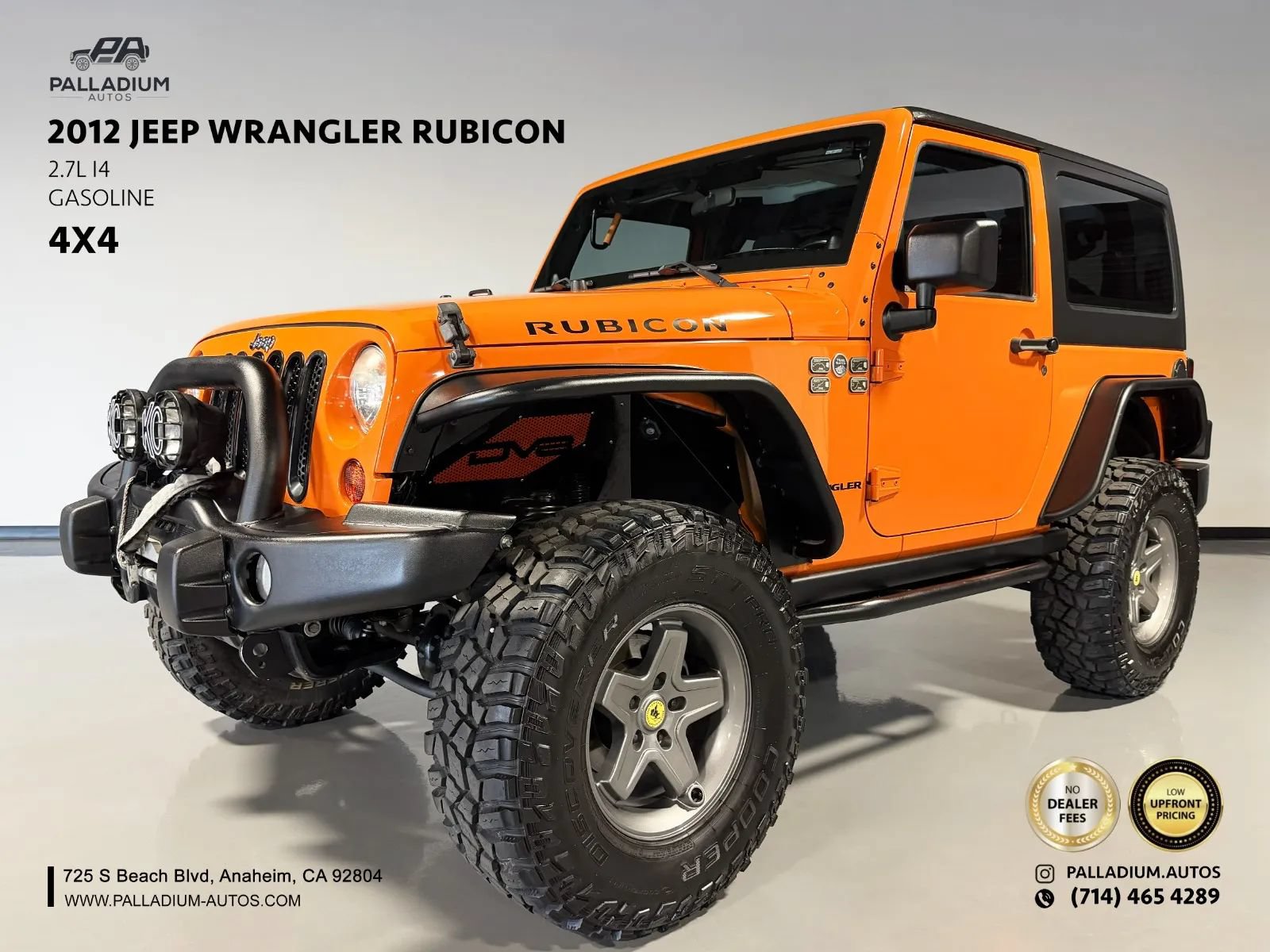 Used 2012 Jeep Wrangler Rubicon w/ PWR Convenience Group AWD/4WD image 1