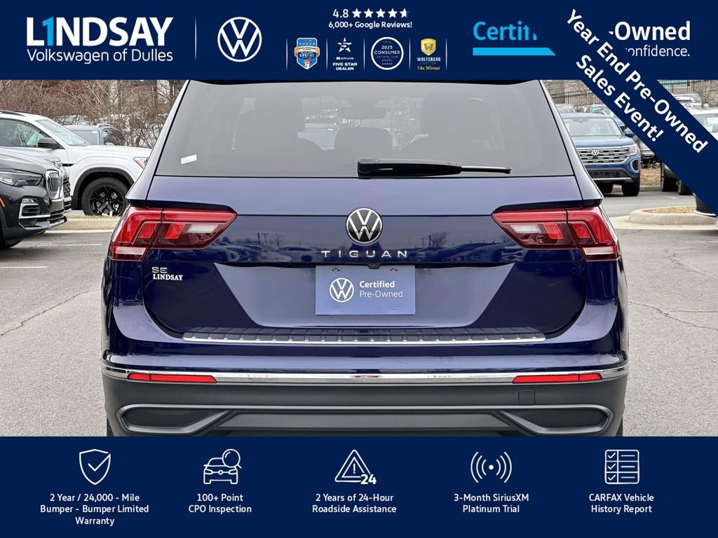 Certified 2022 Volkswagen Tiguan SE image 7