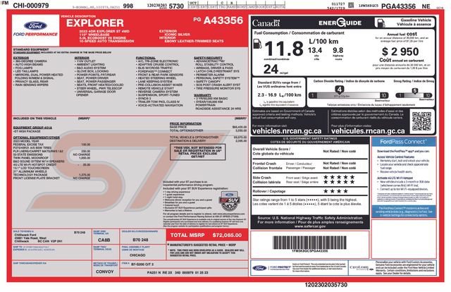 Used 2023 Ford Explorer ST AWD/4WD image 56