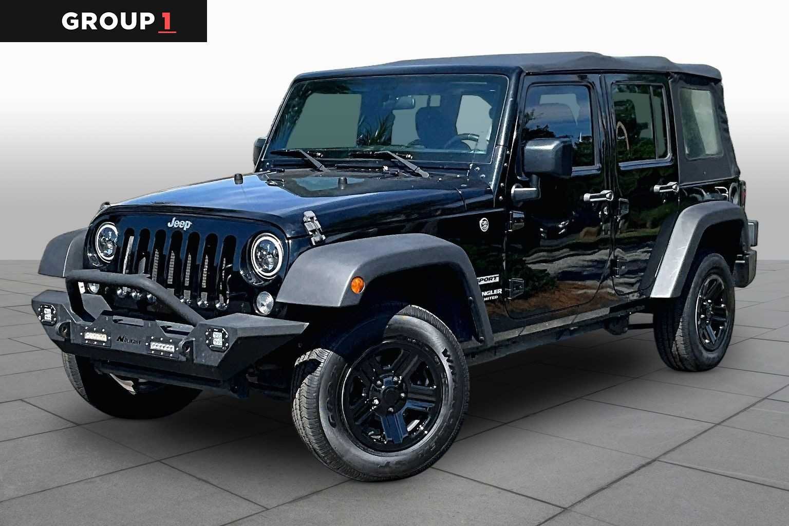 Used 2017 Jeep Wrangler Unlimited Sport w/ Connectivity Group AWD/4WD image 1