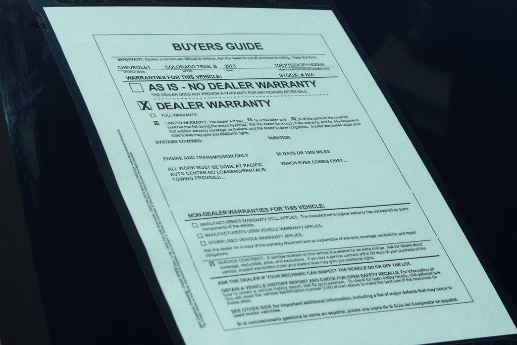 Used 2023 Chevrolet Colorado Trail Boss w/ LPO, Dark Essentials Package image 52