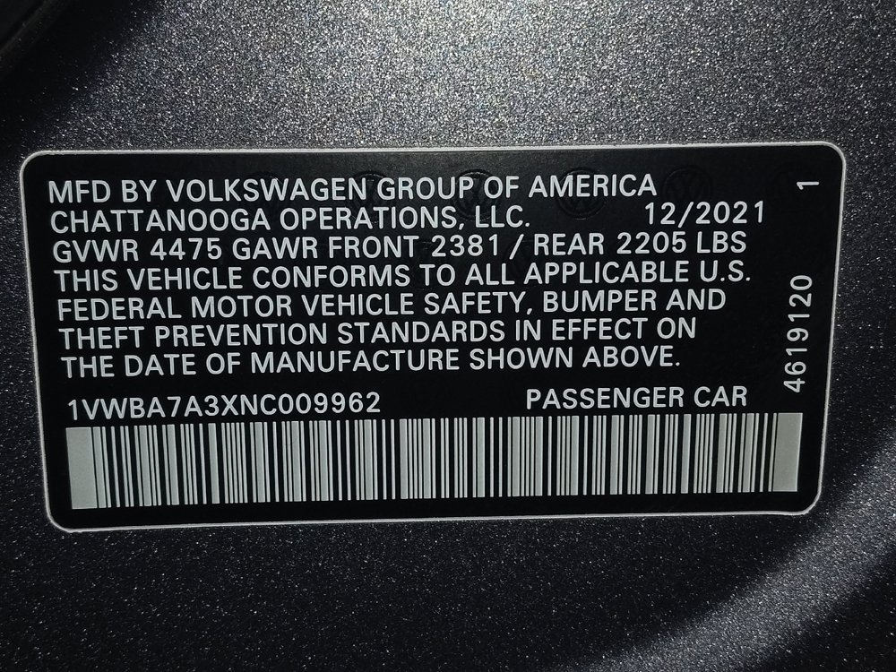 Used 2022 Volkswagen Passat 2.0T FWD image 33