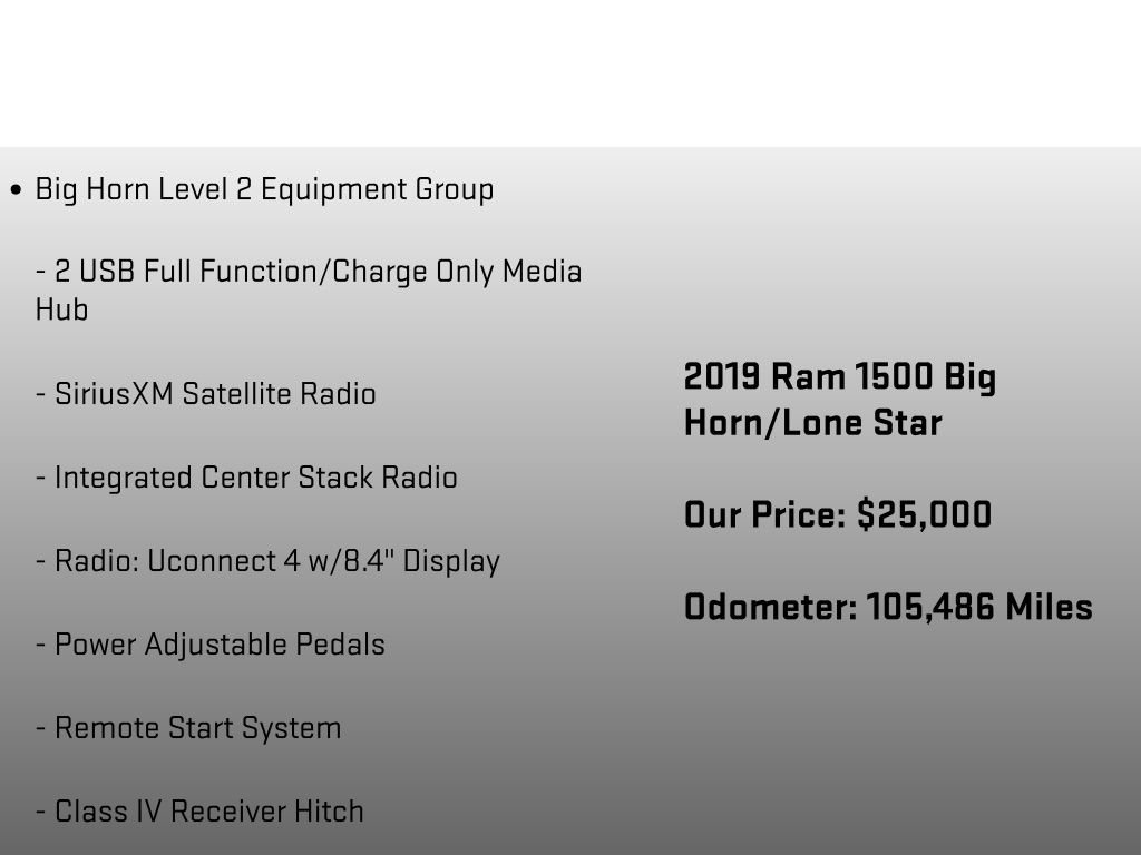 Used 2019 RAM 1500 Big Horn image 24