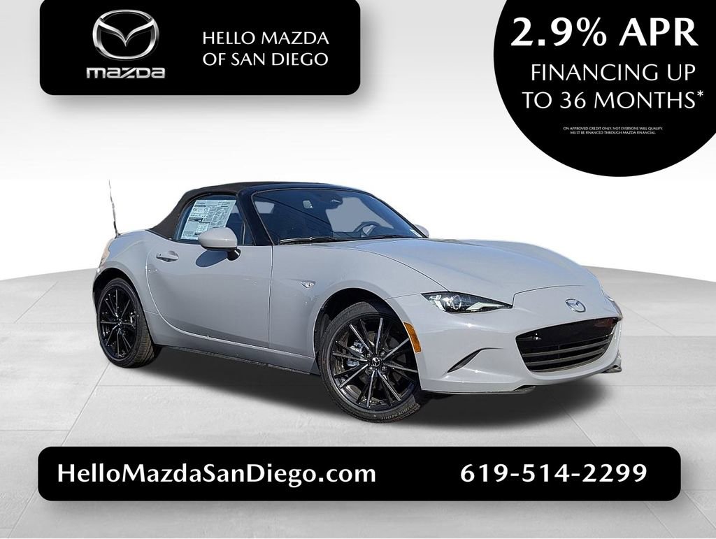New 2025 MAZDA MX-5 Miata Grand Touring w/ Weather Package
